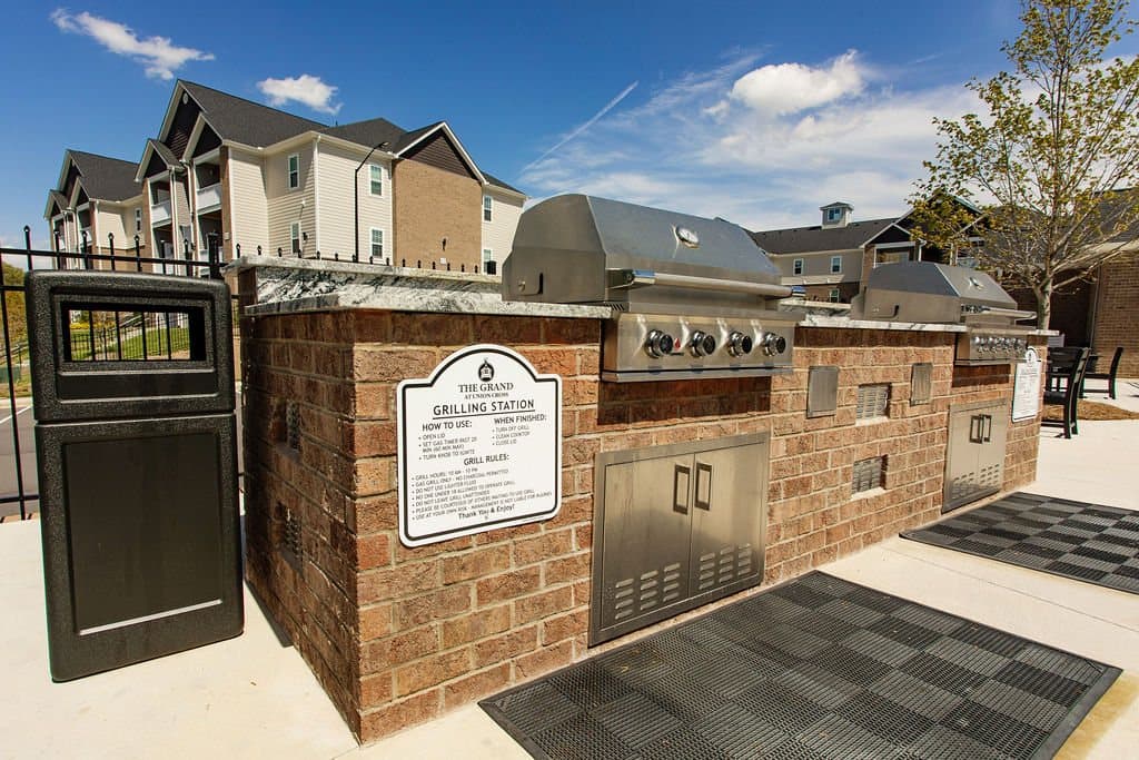 Outdoor grilling stations